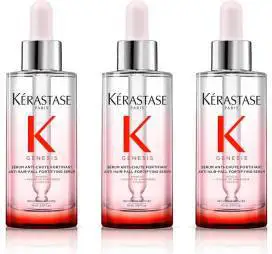 Kérastase Genesis Serum Anti-Chute Fortifiant mot håravfall – 3-pack (3 × 90 ml)