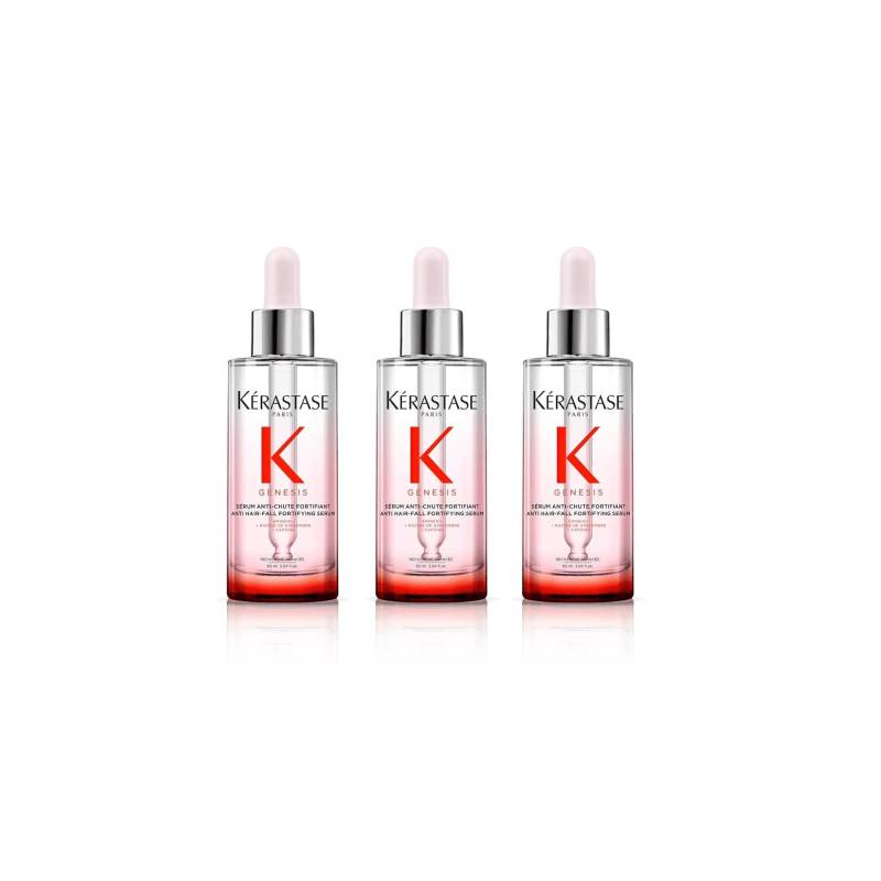 Kérastase Genesis Serum Anti-Chute Fortifiant mot håravfall – 3-pack (3 × 90 ml)
