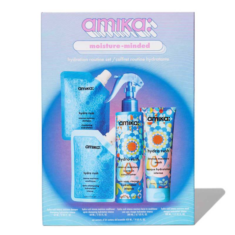 Amika Moisture-Minded Hydration Routine Set – Återfuktande kit