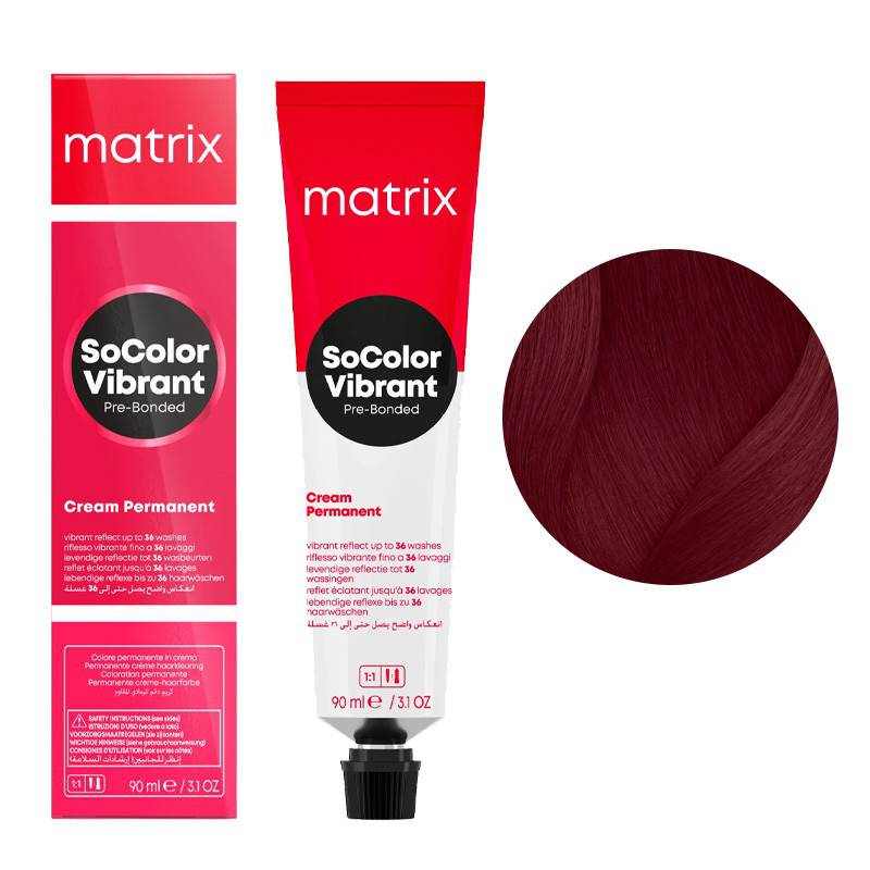 Matrix Socolor Vibrant Pre-Bonded 6RV+ Professionell Rödviolett Färg