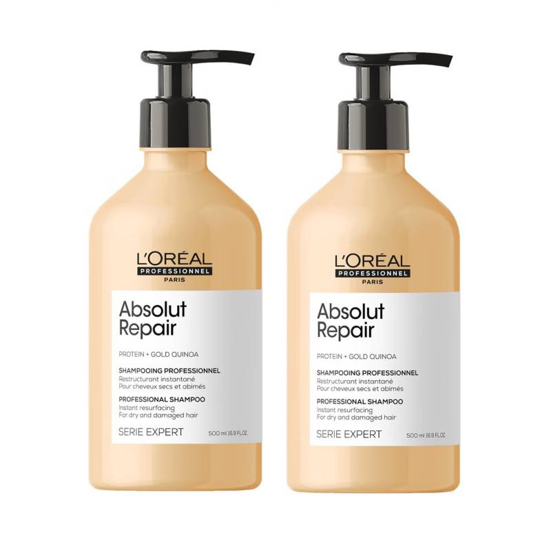 L'Oréal Absolut Repair Shampoo 500 ml x 2 – reparerande dubbelpack