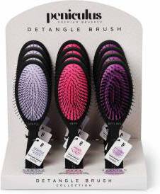 PC Detangle brushes 12 pcs Display