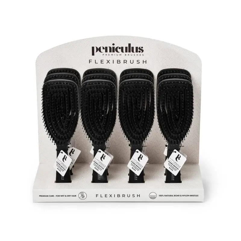 PC Flexibrush combo 12 pcs Display, Black