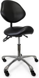 Ergonomic Saddle stol with backrest & 3 functions