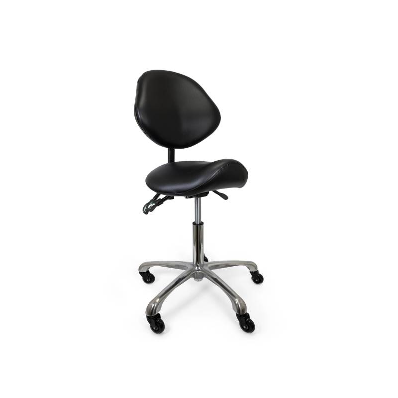 Ergonomic Saddle stol with backrest & 3 functions