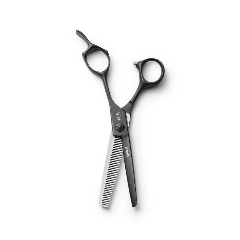 Shōrai Thinning 6040, Matt black - Frisörsax