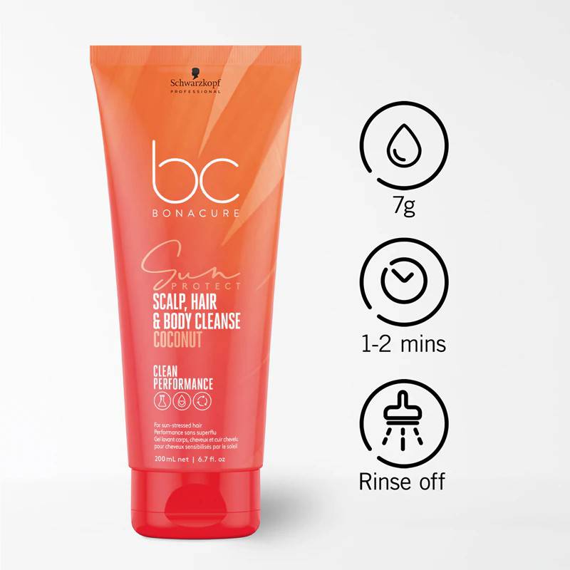 Schwarzkopf Bonacure Sun Scalp, Hair & Body Cleanse 100 ml