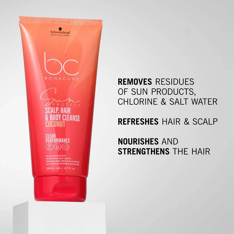 Schwarzkopf Bonacure Sun Scalp, Hair & Body Cleanse 100 ml