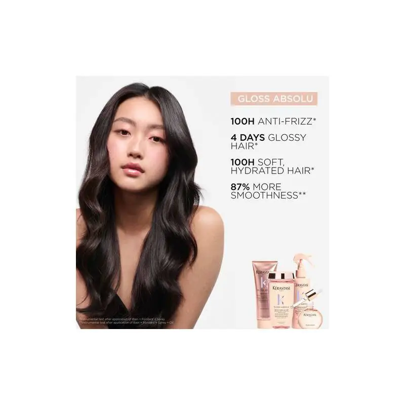 Kérastase Gloss Absolu Anti-Frizz Glaze Milk Heat Protection 45ml - Värmeskydd
