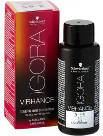 Schwarzkopf Professional Igora Vibrance 3-65 Mörkbrun choklad guld (2)