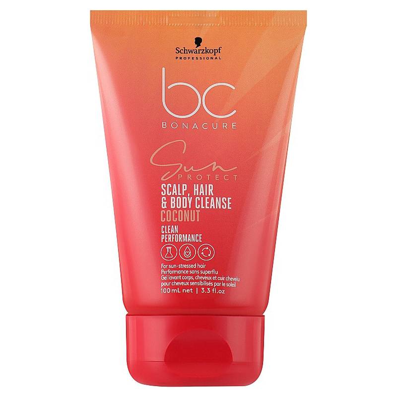 Schwarzkopf Bonacure Sun Scalp, Hair & Body Cleanse 100 ml