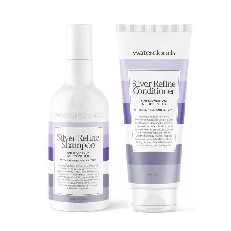 Waterclouds Silver Define Shampoo 250ml & Violet Silver Conditioner 200ml