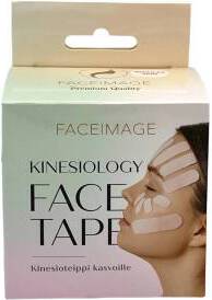 Faceimage Kinesiology Face Tape White Regular Skin 50mm - Ansiktstejp