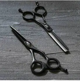 Joewell E40 Thinning Scissor Matt Black -  Effilersax - Frisörsax (2)