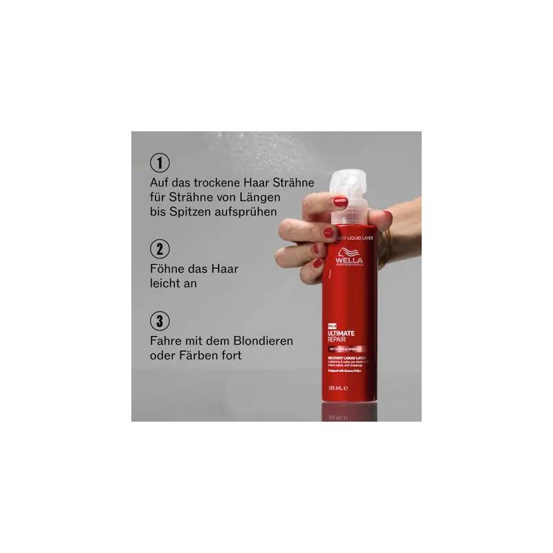 Wella Professionals Ultimate Repair Recovery Liquid Layer 185ml - Inpackning