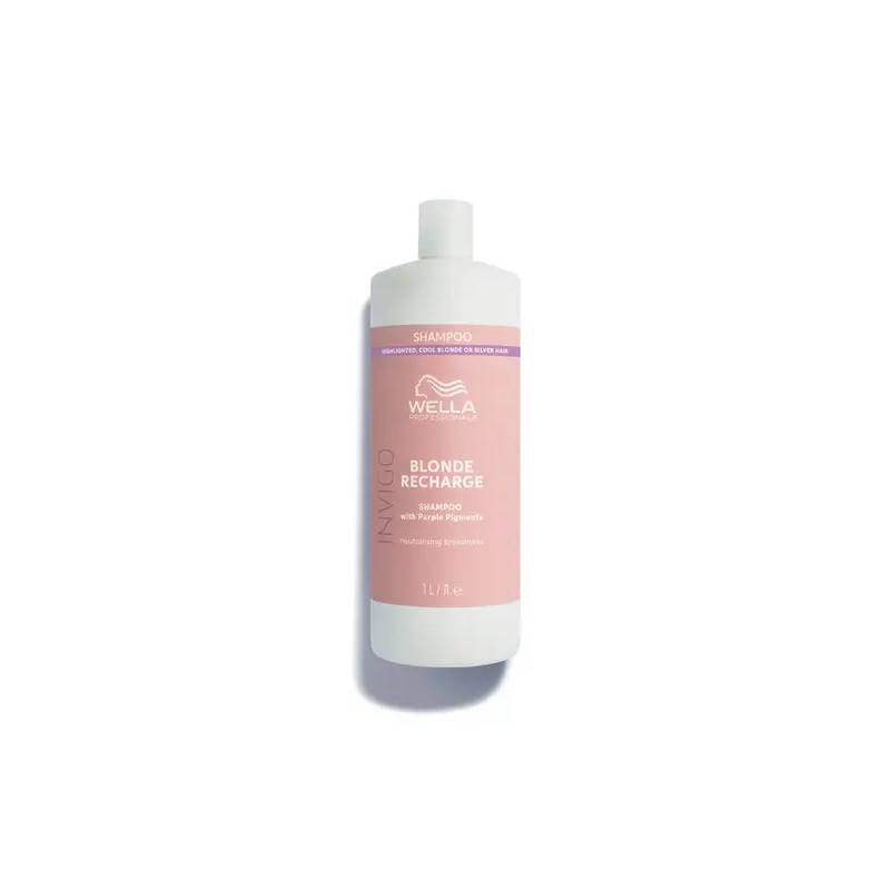 Wella Professionals Invigo Blonde Recharge Cool Shampoo 1000 ml - Schampo