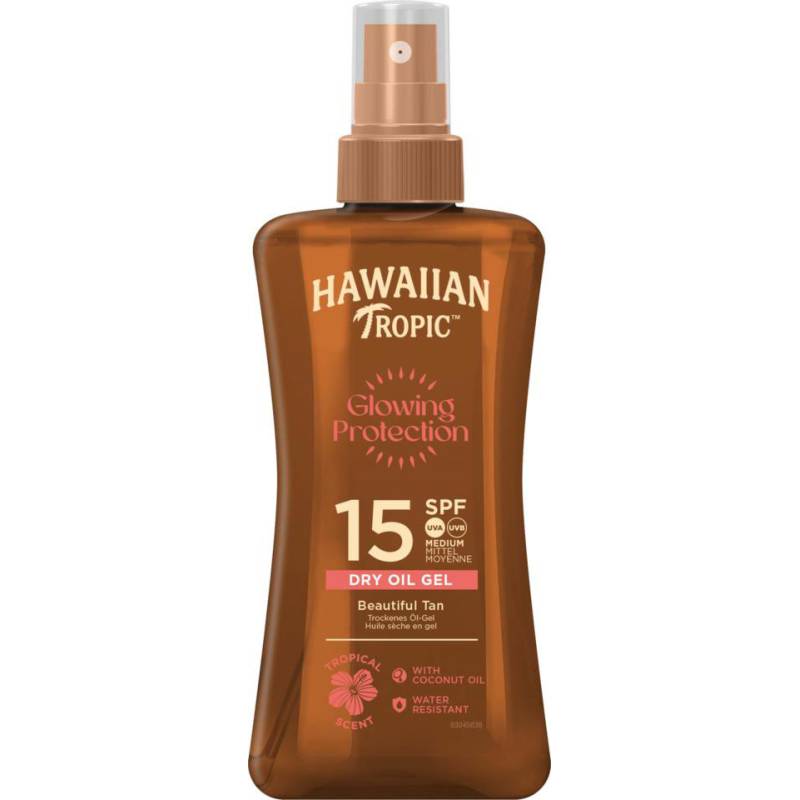 Hawaiian Tropic Glowing Protection Dry Oil Gel SPF15 200ml