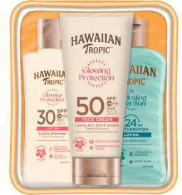 Hawaiian Tropic Amber Mini Set (Face/AS/Lotion)