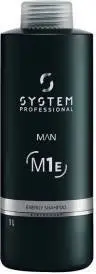 System Professional Man Energy Shampoo 1000ml - Schampo