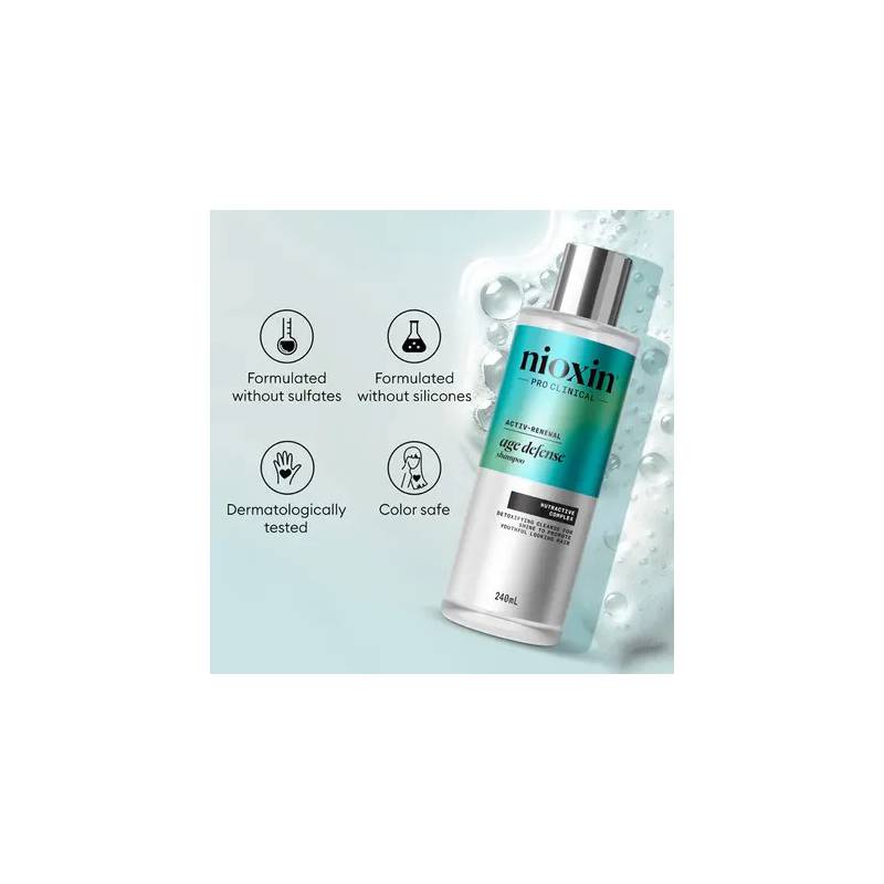 Nioxin Professional Age Defense Shampoo 240ml - Schampo