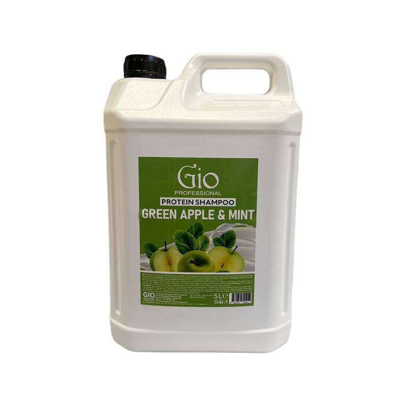 Gio Protein Shampoo Green Apple & Mint 5000ml - Schampo