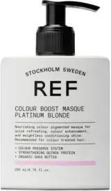 REF Colour Boost Mask Platinum Blonde 200ml - Hårinpackning