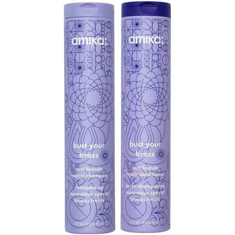 Amika Bust Your Brass Cool Blonde Repair Duo 275 ml