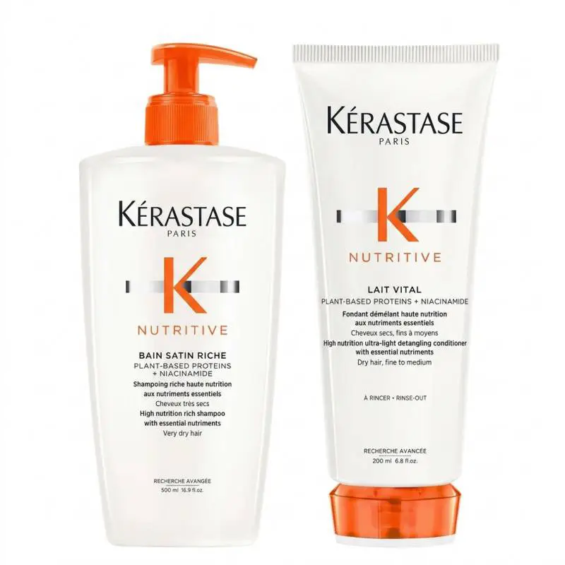 Kérastase Nutritive Riche Duo Schampo 500ml & Balsam 200ml