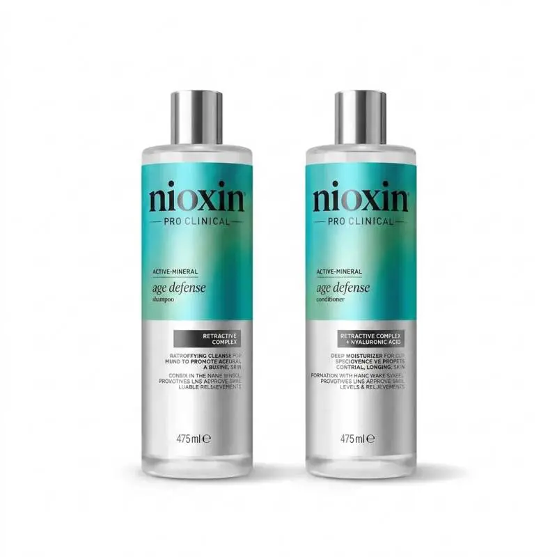 Nioxin Professional Age Defense Duo 475ml