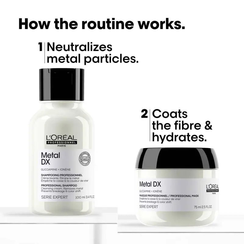 L'Oréal Professionnel Metal DX Mini Duo Kit (Shampoo 100 ml + Mask 75 ml)