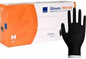 ABENA Nitrilhandske Black 100-pack Medium