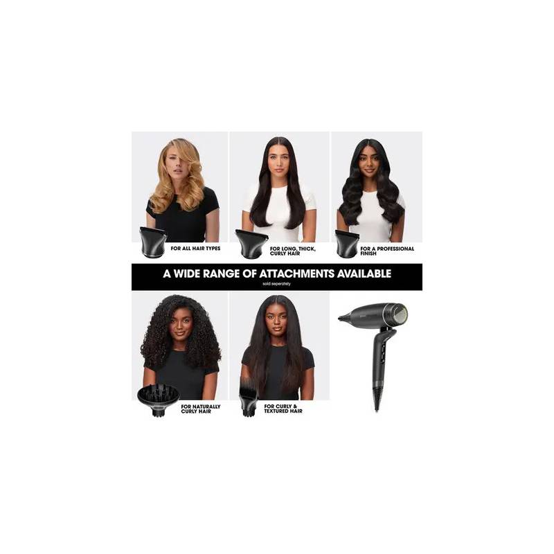 ghd Pro High Strenght Hair Dryer Comb (Speed) - Fönkam
