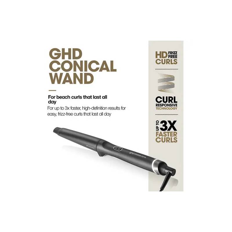 ghd Chronos Curve Conical Wand - Locktång