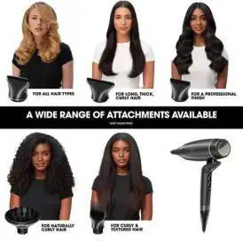 ghd Speed Hair Dryer Titanium Black - Hårfön (2)