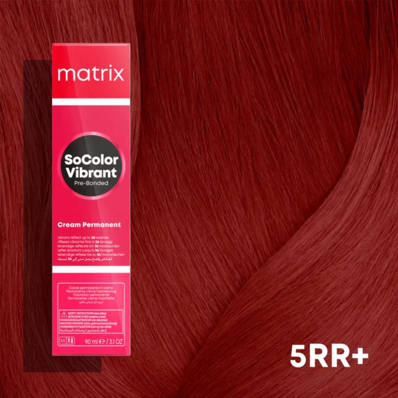 Matrix Socolor Vibrant 5RR+ 90ml - Hårfärg