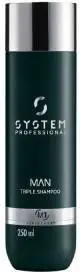 System Professional Man Triple Shampoo 250ml - Schampo