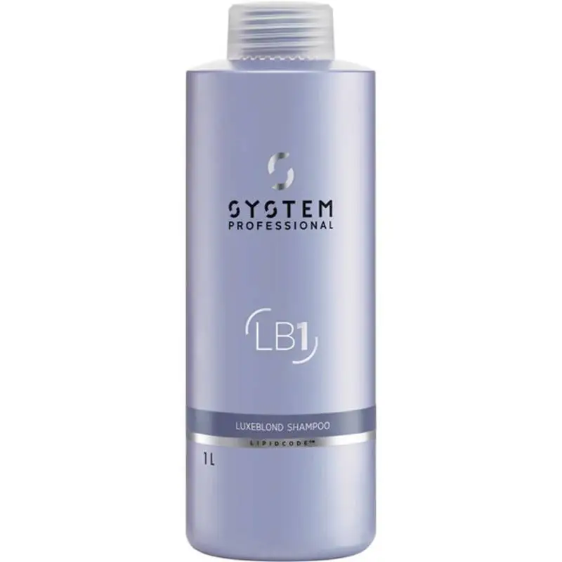 System Professional Luxeblond Shampoo 1000ml - Silverschampo