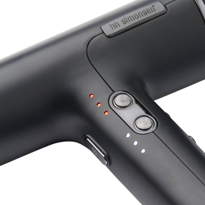 HH Simonsen Nano Ion Dryer inkl. Air Brush SS25 - HårfönSet