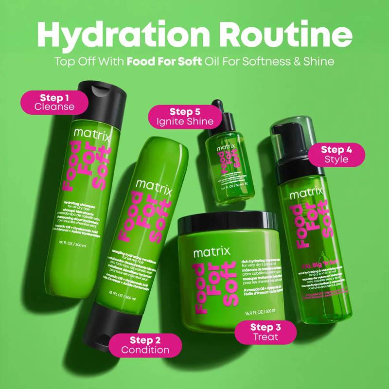 Matrix Food For Soft XXL Big 'N Soft Extra Hydrating & Volumizing Mousse 200ml - Hårmousse