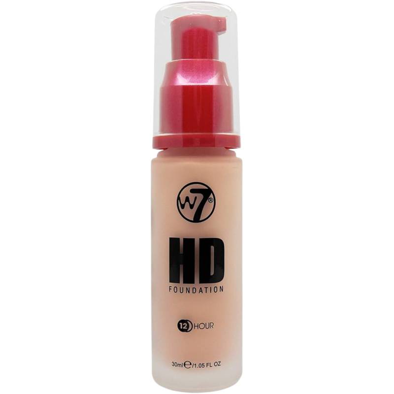 W7 HD Foundation – True Beige 30ml