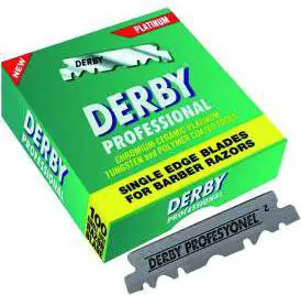 Derby Single Edge Blades - 100-pack - Rakblad