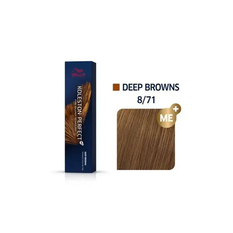 Wella Professionals Koleston Perfect Deep Browns 60ml 8/71 - Toning