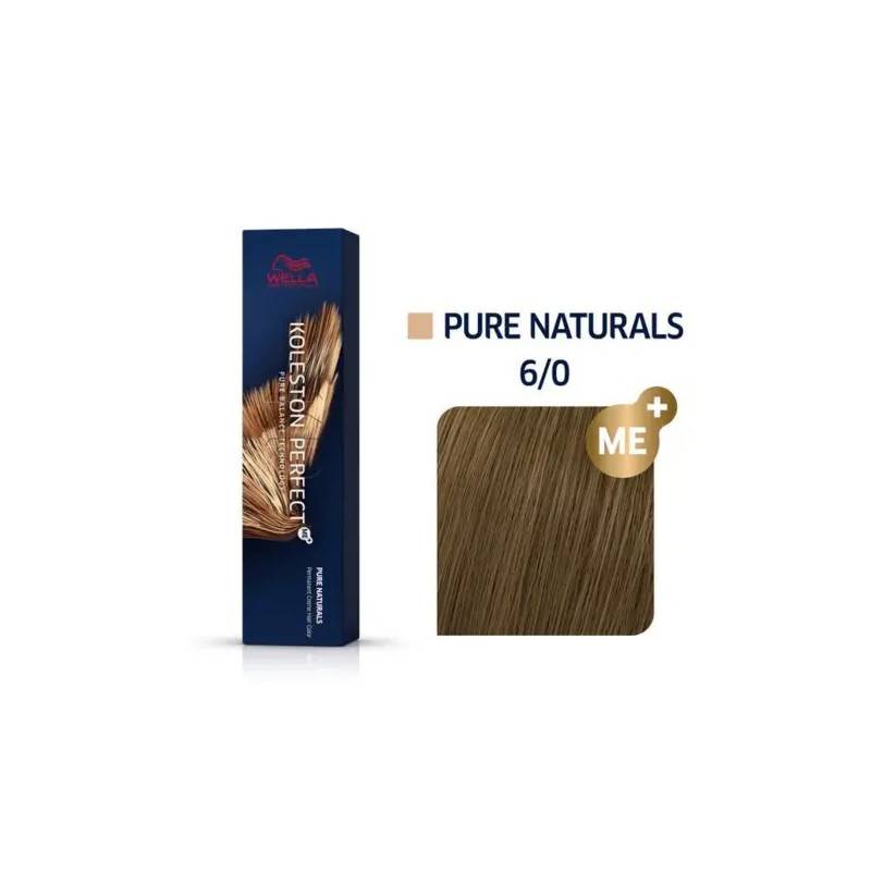 Wella Professionals Koleston Perfect Pure Naturals 60ml 6/0  - Hårfärg
