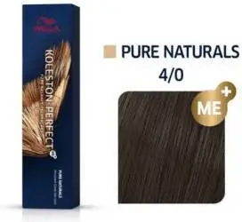 Wella Professionals Koleston Perfect Pure Naturals 60ml 4/0  - Hårfärg