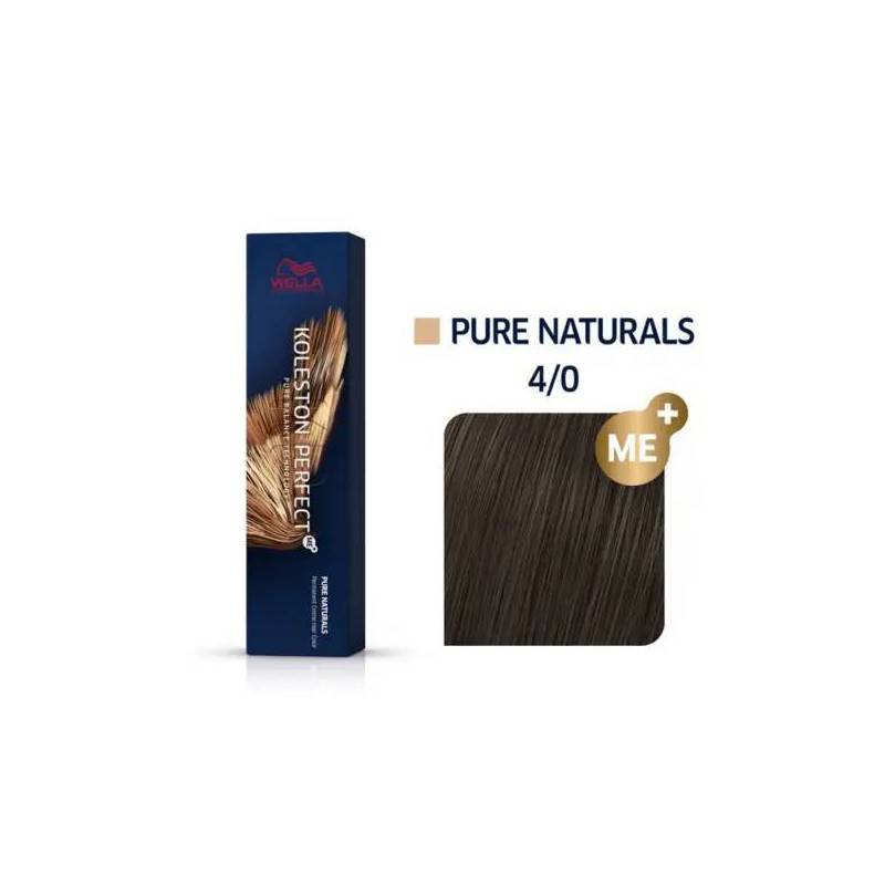 Wella Professionals Koleston Perfect Pure Naturals 60ml 4/0  - Hårfärg