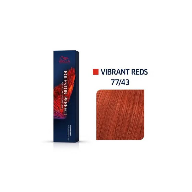 Wella Professionals Koleston Perfect Vibrant Reds 60ml 77/43 - Hårfärg