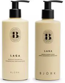 Björk LAGA Repair Shampoo 300ml + Conditioner 250ml - Duo