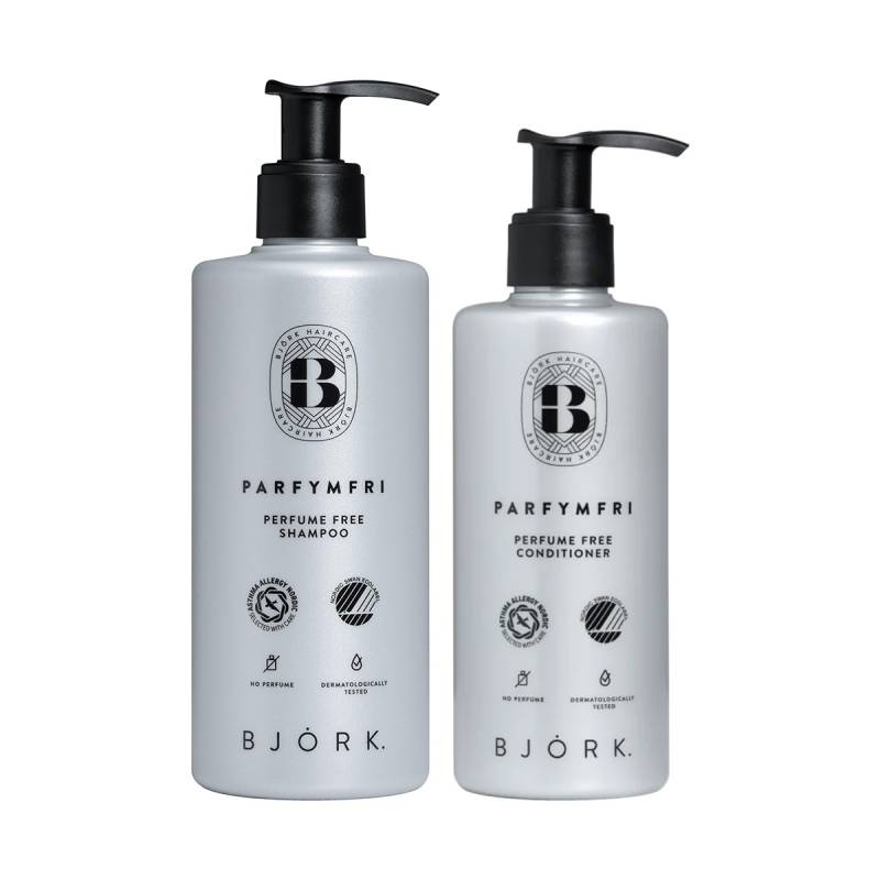 Björk PARFYMFRI Perfume Free Shampoo 300ml + Conditioner 250ml - Duo
