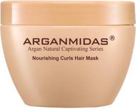 Arganmidas Nourishing Curls Hair Mask 300 ml - Hårmask för lockigt hår