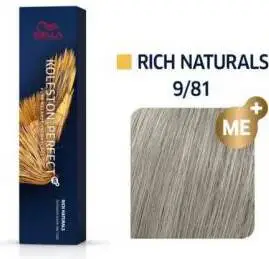 Wella Professionals Koleston Perfect Rich Naturals 60ml 9/81  - Hårfärg